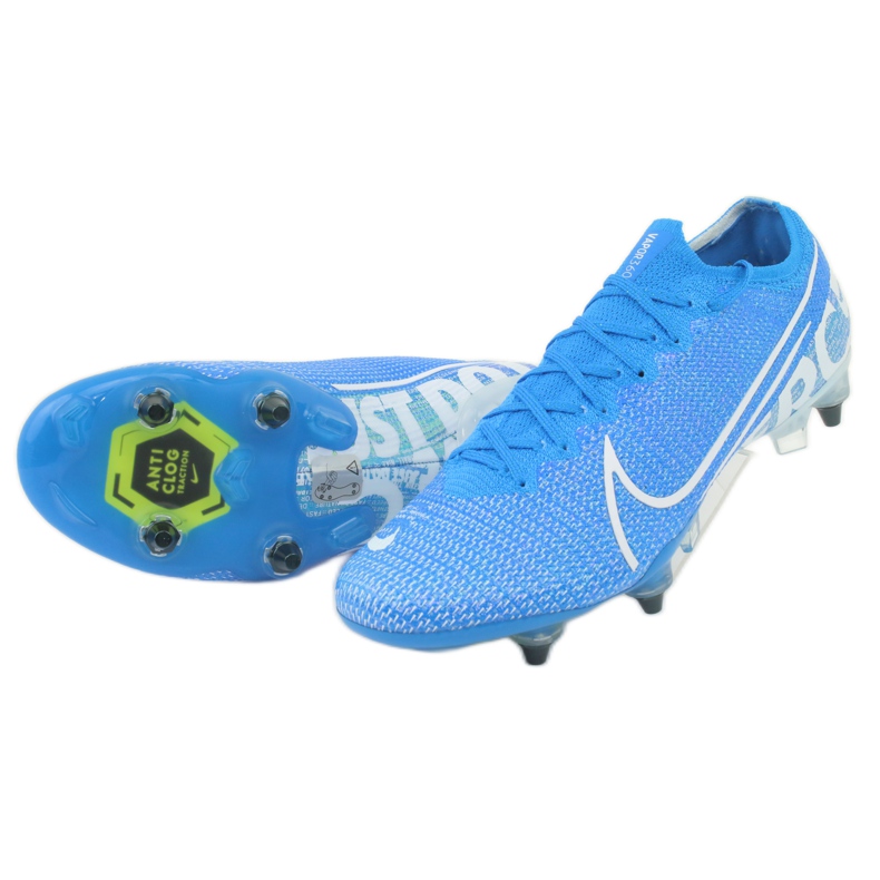 Nike Mercurial Vapor 13 Elite SG-Pro Ac M AT7899 414 fotbollsskor blå 5