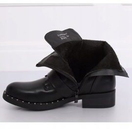 Svarta militärstövlar NC851 Svart 2