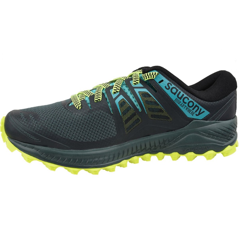 Saucony Peregrine Iso M S20483-37 skor svart mångfärgad 1