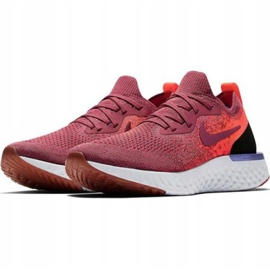Nike Epic React Flyknit W AQ0070 601 löparskor röd 1
