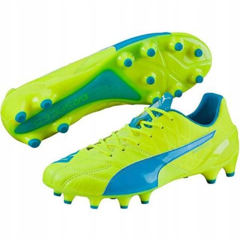 Fotbollsskor Puma Evo Speed ​​1.4 Lth Fg M 103615 03 gul gul 1