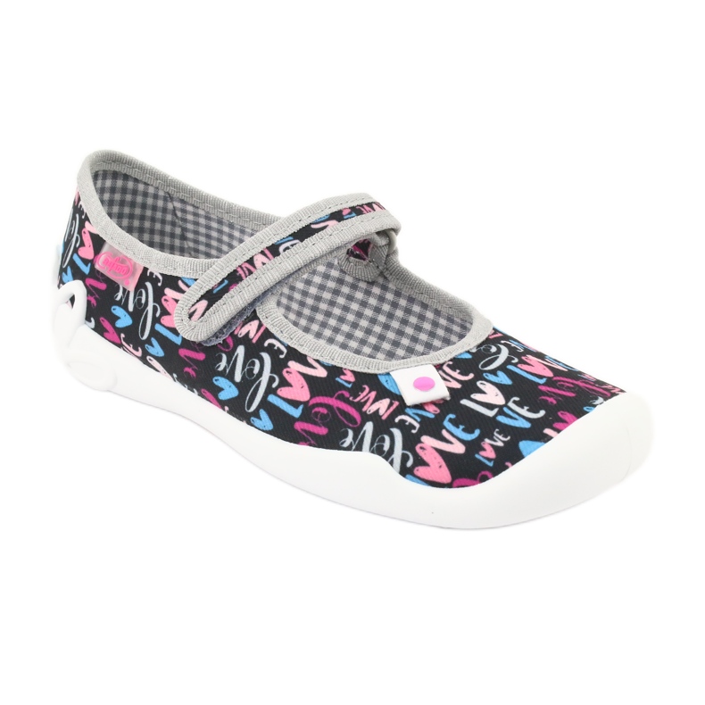 Befado barnskor 114Y373 marinblå rosa mångfärgad 1