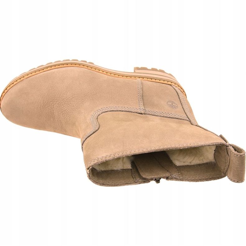 Timberland Courmayeur Valley Varmfodrad stövel W A257H beige 2