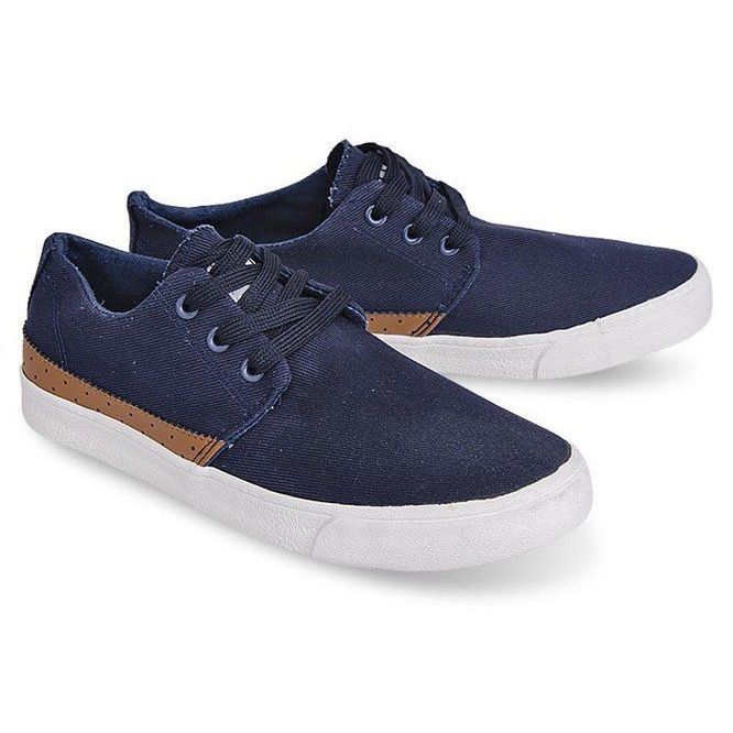 Textil Casual Sneakers Y010 Blå marinblå 1