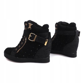 Wedge Sneakers 6227-Y Svart 1