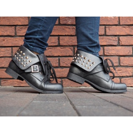 Stövlar 2W1 With Studs 1621 Black svart 2