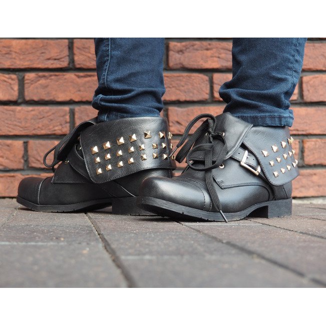 Stövlar 2W1 With Studs 1621 Black svart 1