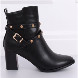 Svarta högklackade stövlar 7968-GA Svart 2