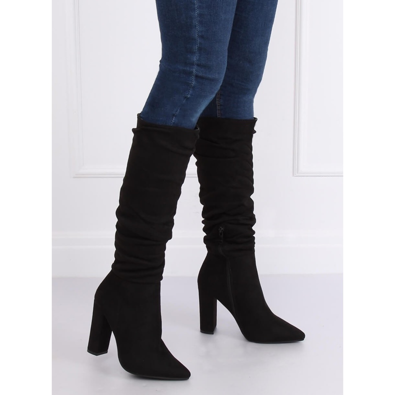 Svarta höga klackar NC885 Svart 1