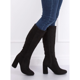 Svarta höga klackar PE252P Svart 1