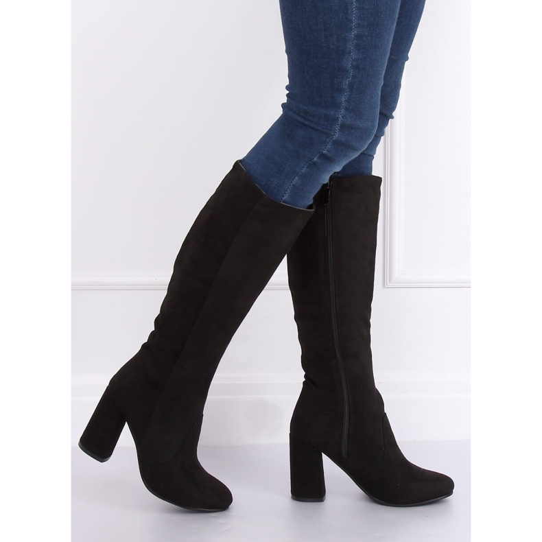 Svarta höga klackar PE252P Svart 1