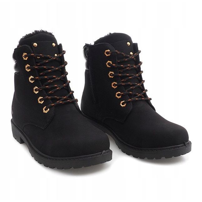 Isolerade Timber stövlar BED01 Svart 1