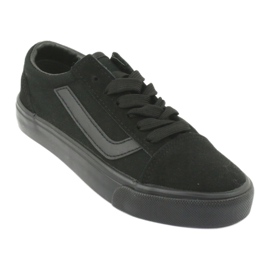 Atletico Klassiska bundna sneakers 18081 svart 1