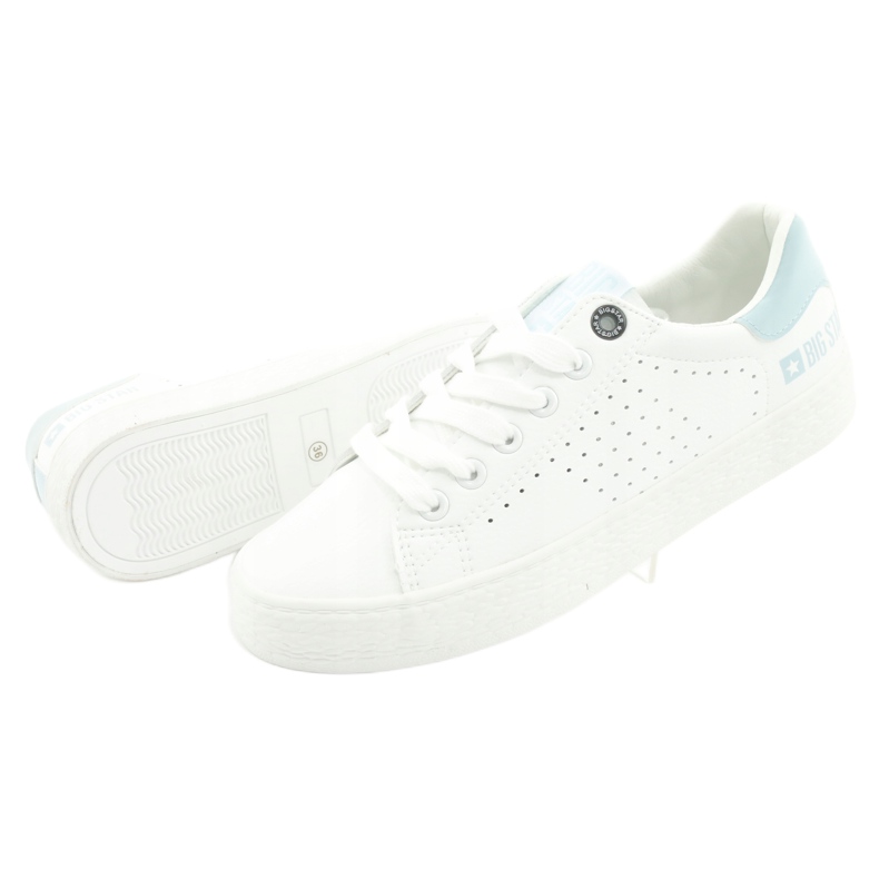 Vita sneakers BIG STAR 274482 blå 4