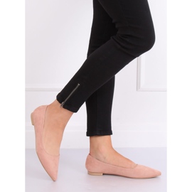 Rosa spetsiga ballerinor A822 Rosa 1