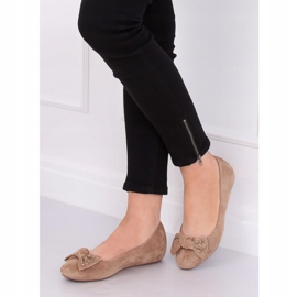 Beige ballerinor FM217-13 Khaki 1