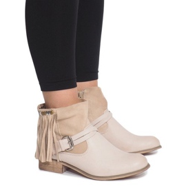 Dekorerad med stövlar 341-PA Beige 1