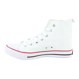 American Club LH42 högklassiga tränare vit röd 2