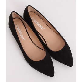 Svarta ballerinor för kvinnor P3T1168-6 Svart 2