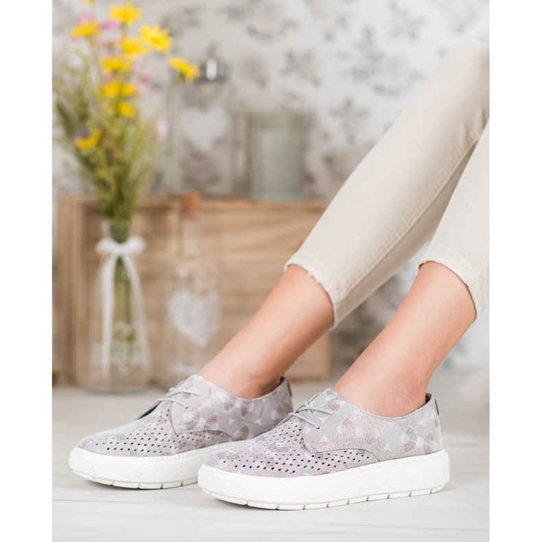 Goodin Lätta läderskor brun 1