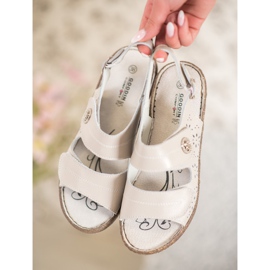 Goodin Sandaler i kil med läder brun 1