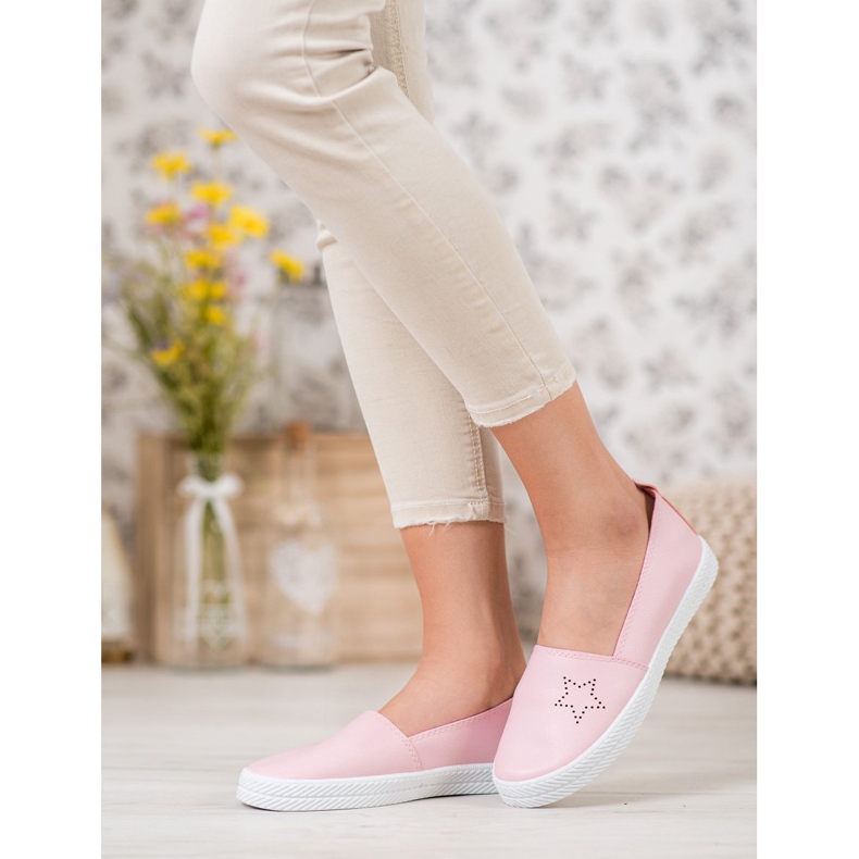 Kylie Slip-on sneakers rosa 1
