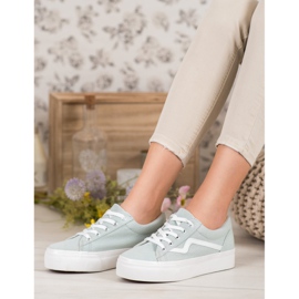 Kylie Trendiga gröna sneakers 2