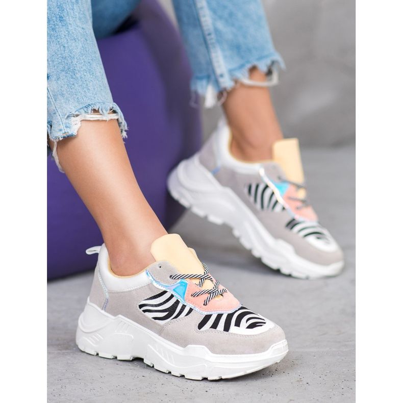 SHELOVET Mode sneakers mångfärgad 1