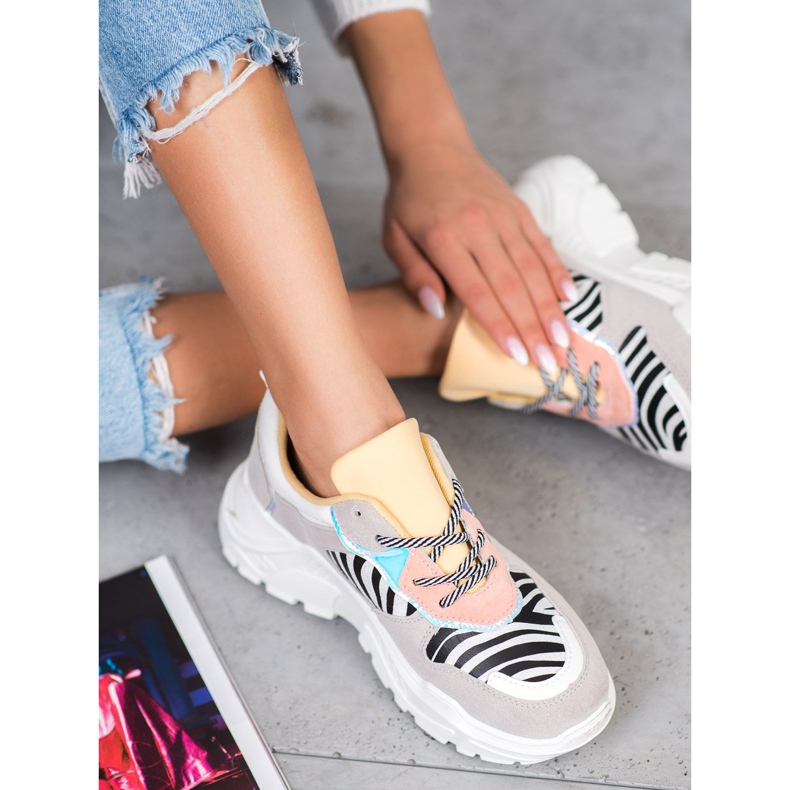 SHELOVET Mode sneakers mångfärgad 2