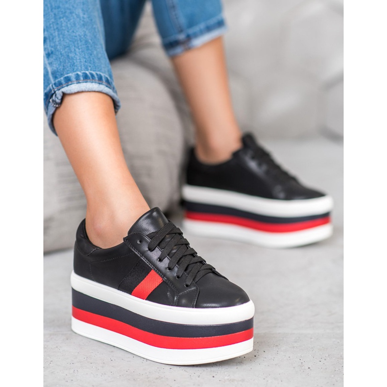 Seastar Skor På Modeplattformen svart mångfärgad 1