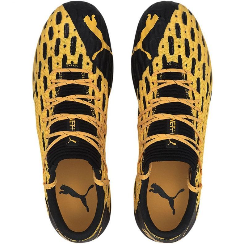 Puma Future 5.1 Netfit Low Fg Ag M 105791 02 fotbollsskor gul gul 1