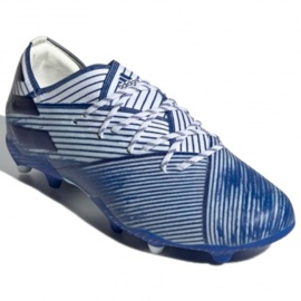 Adidas Nemeziz 19.1 Fg Jr EG7238 fotbollsskor mångfärgad vit 1
