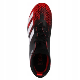 Adidas Predator 20.3 Fg Jr EF1930 fotbollsskor mångfärgad svart 1