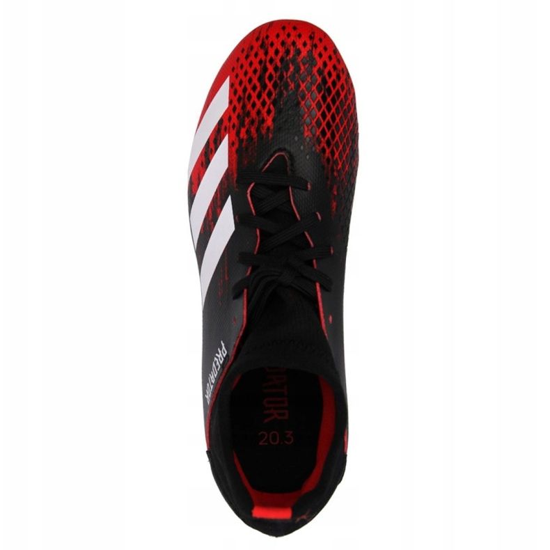 Adidas Predator 20.3 Fg Jr EF1930 fotbollsskor mångfärgad svart 1