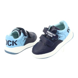 American Club GC18 kardborrebandssportskor marinblå blå 4