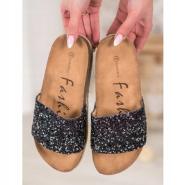 Goodin Moderiktiga tofflor för kvinnor svart 2