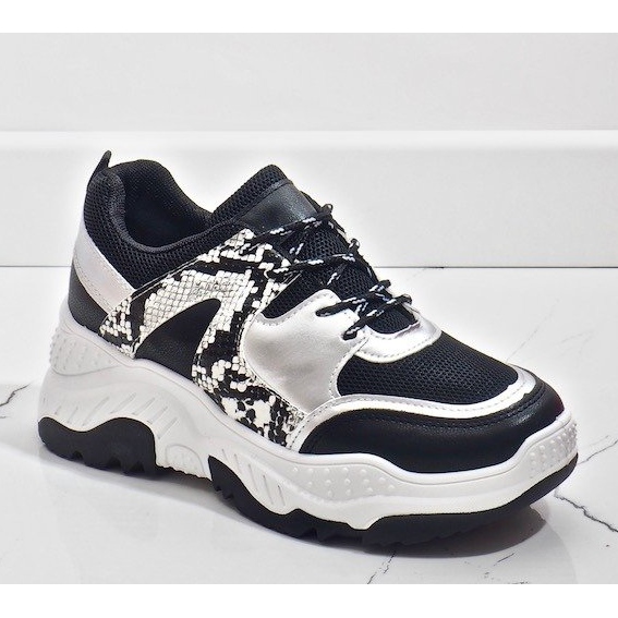 Svarta A88-56 orm sportskor grå 1