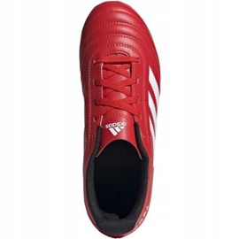 Adidas Copa 20.4 Fg Jr EF1919 fotbollsskor röd apelsiner och röda 2