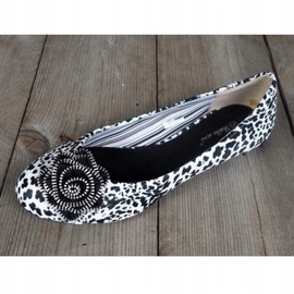 Ballerinas Beautiful Decoration 369-15 Black vit svart 1