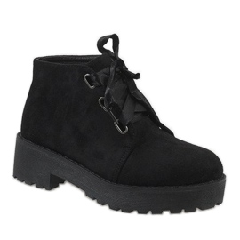 Svarta mocka stövlar MB188-222 1