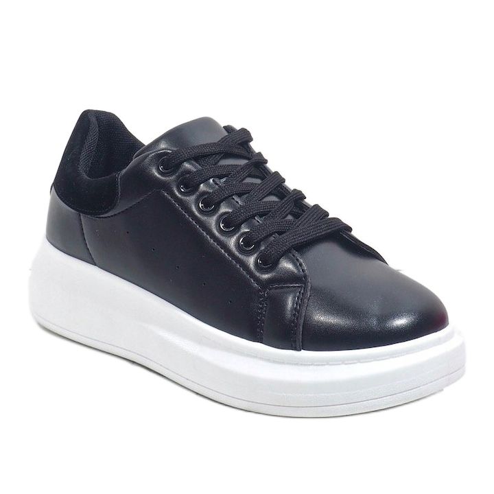 Svarta sneakers med tjock sula 7935-SP 1