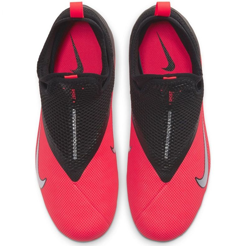 Nike Phantom Vsn 2 Academy Df FG / MG Jr CD4059-606 fotbollsskor mångfärgad röd 1