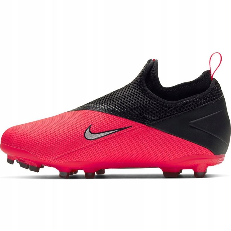 Nike Phantom Vsn 2 Academy Df FG / MG Jr CD4059-606 fotbollsskor mångfärgad röd 2