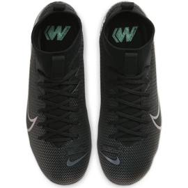 Nike Mercurial Superfly 7 Academy FG / MG Jr AT8120-010 fotbollsskor svart svart 1