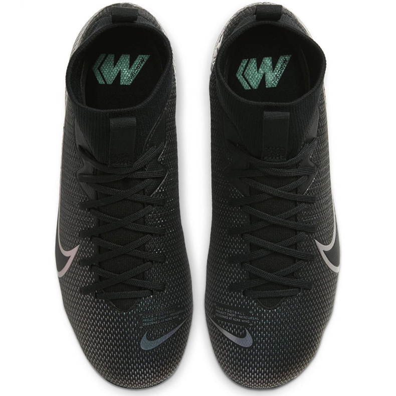 Nike Mercurial Superfly 7 Academy FG / MG Jr AT8120-010 fotbollsskor svart svart 1