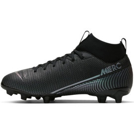 Nike Mercurial Superfly 7 Academy FG / MG Jr AT8120-010 fotbollsskor svart svart 2