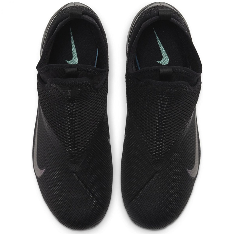 Nike Phantom Vsn 2 Academy Df FG / MG Jr CD4059-010 fotbollsskor svart svart 1