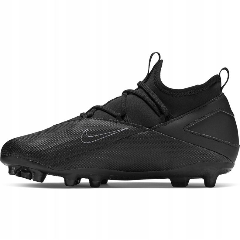 Nike Phantom Vsn 2 Club Df FG / MG Jr CD4061-010 fotbollsskor svart svart 2