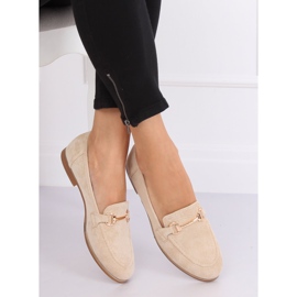 Dambeige loafers T355P Beige 2