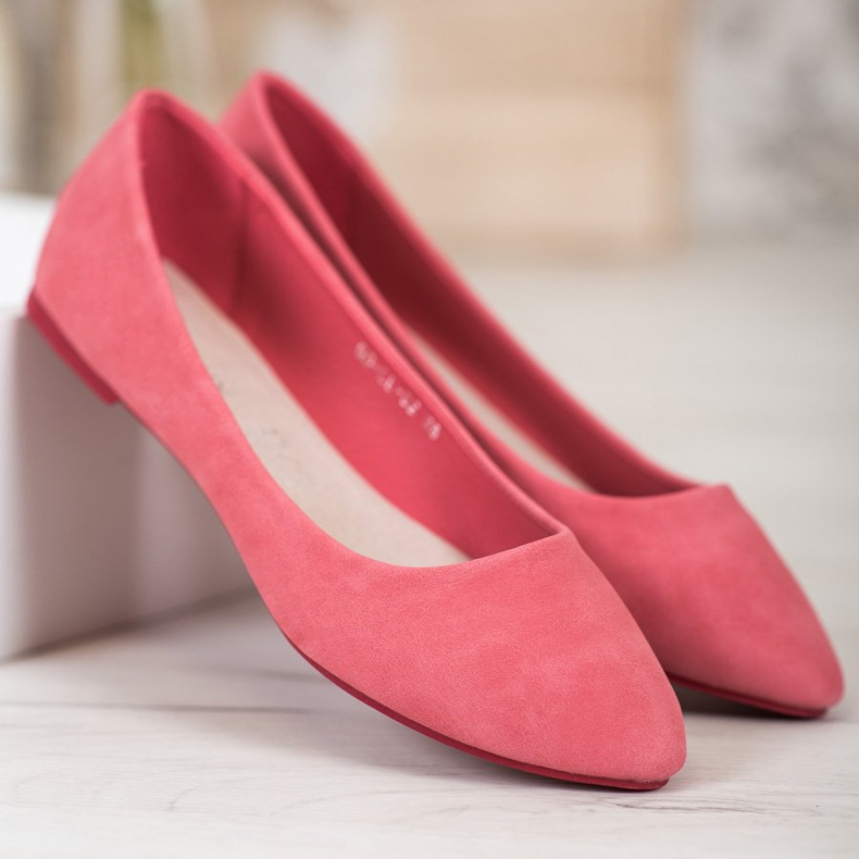 Goodin Rosa Ballerinaer med ekoläder 1